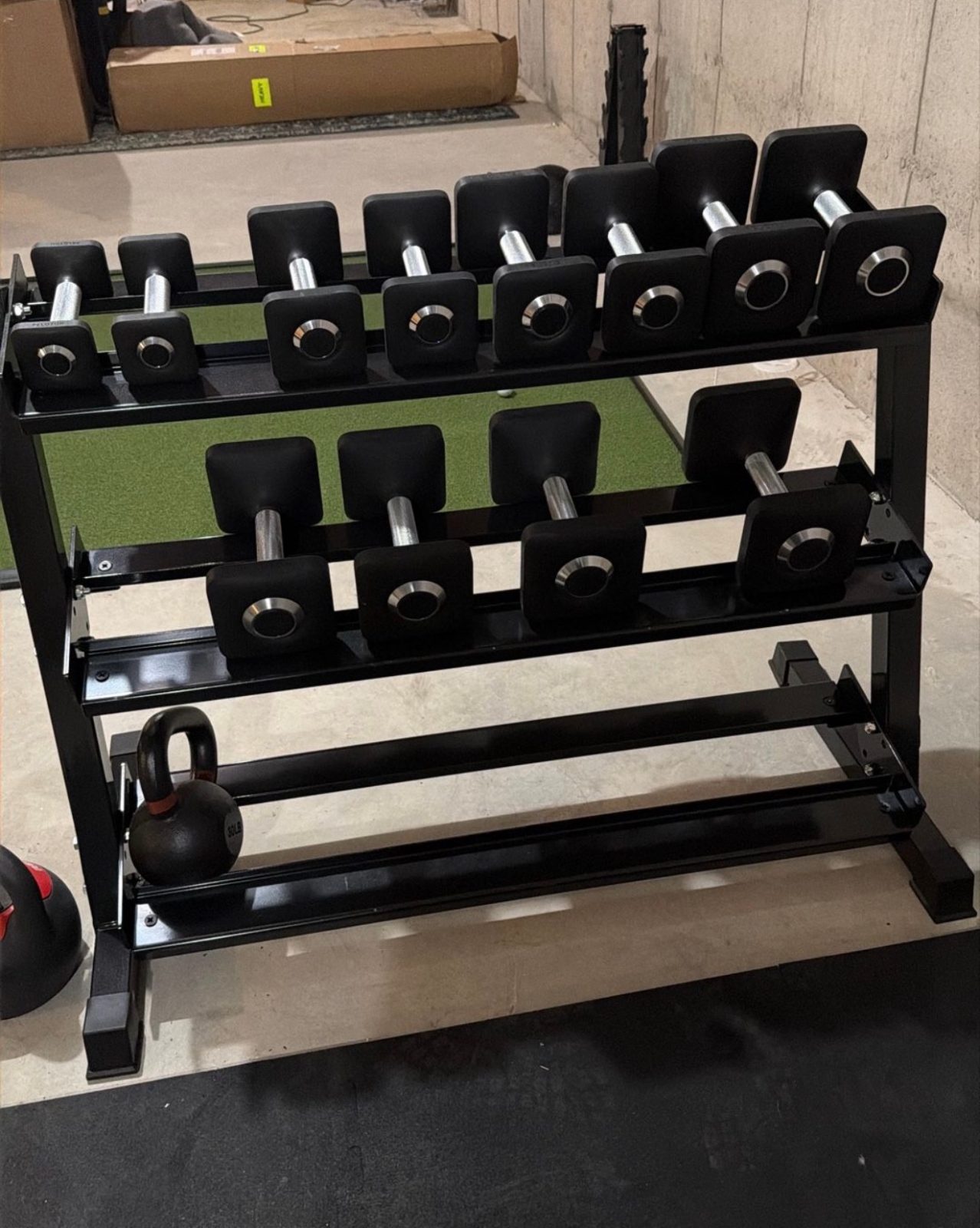 Full Strength Gym Setup with Rack Bench and Weights - Excellent – Newtown, CT, photo 2 of 6