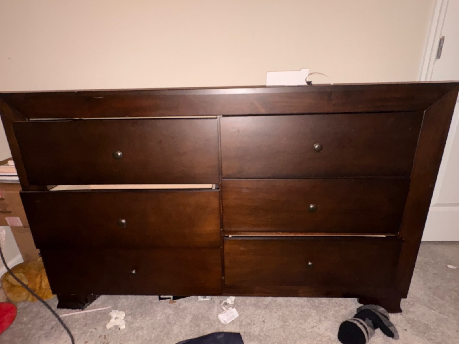 Homelegance Brown Wood Dresser, 6 Drawers - Good - Jacksonville, FL, photo 2 of 3