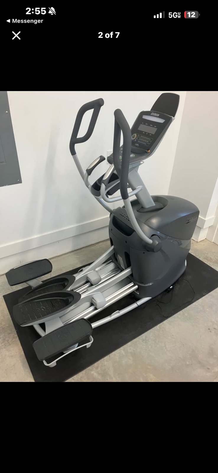 Octane Fitness Elliptical, Adjustable Stride - Like New - 2017 - Charlotte, NC, photo 3 of 4