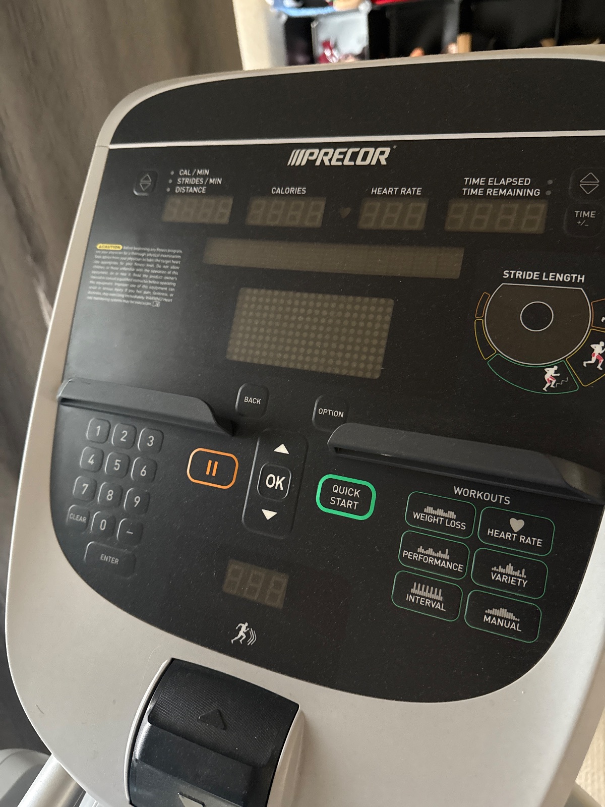 Precor Elliptical Trainer - Like New – Denver, CO, photo 3 of 3