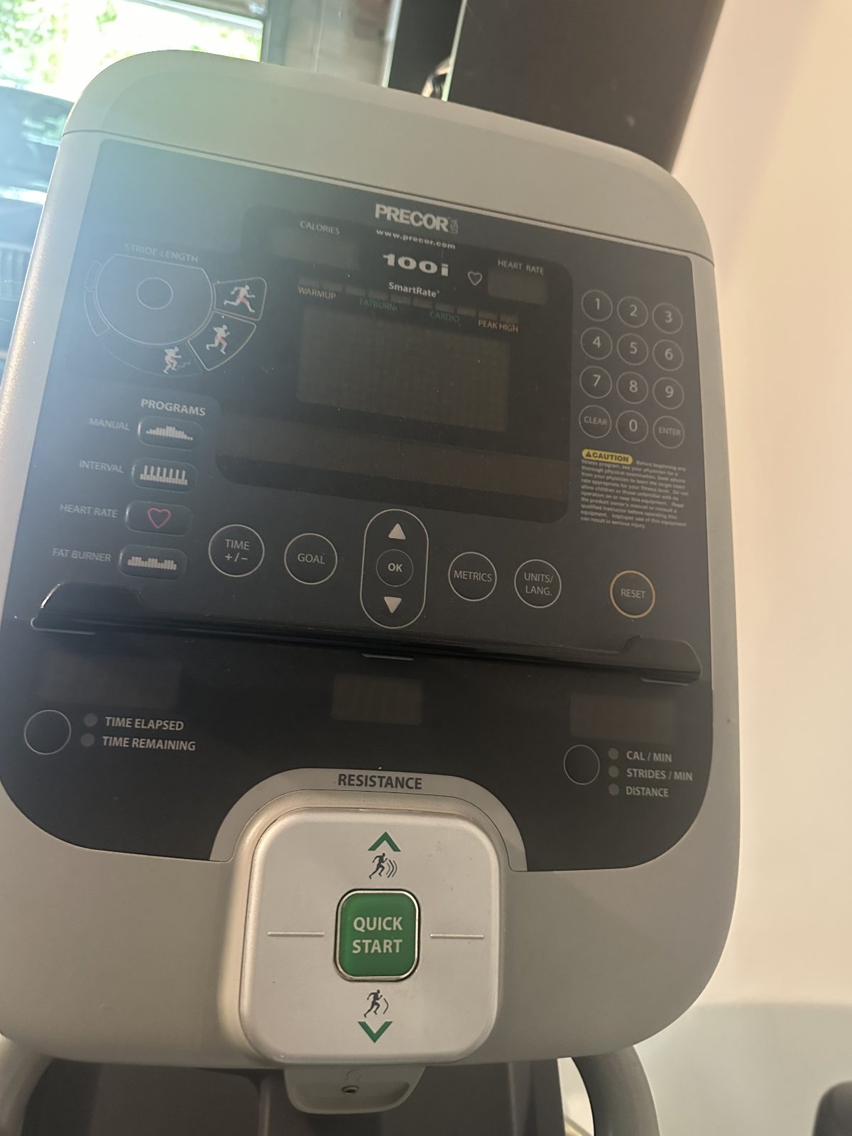 Precor Elliptical Cross-Trainer - Good - New Canaan, CT, photo 2 of 3