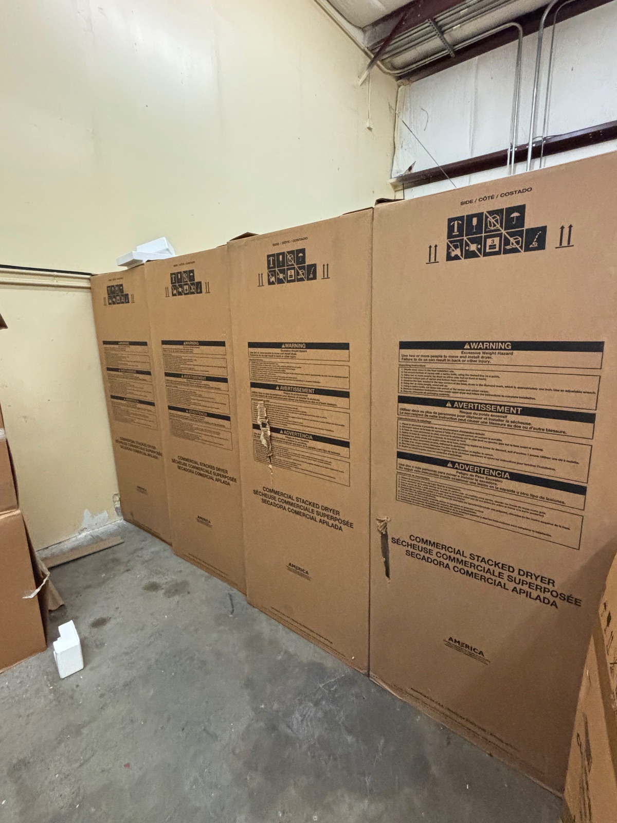 Maytag MLG27PRBWW Commercial Stacked Gas Dryer, New, 7.4 Capacity - New - 2024 - Houston, TX, photo 5 of 8