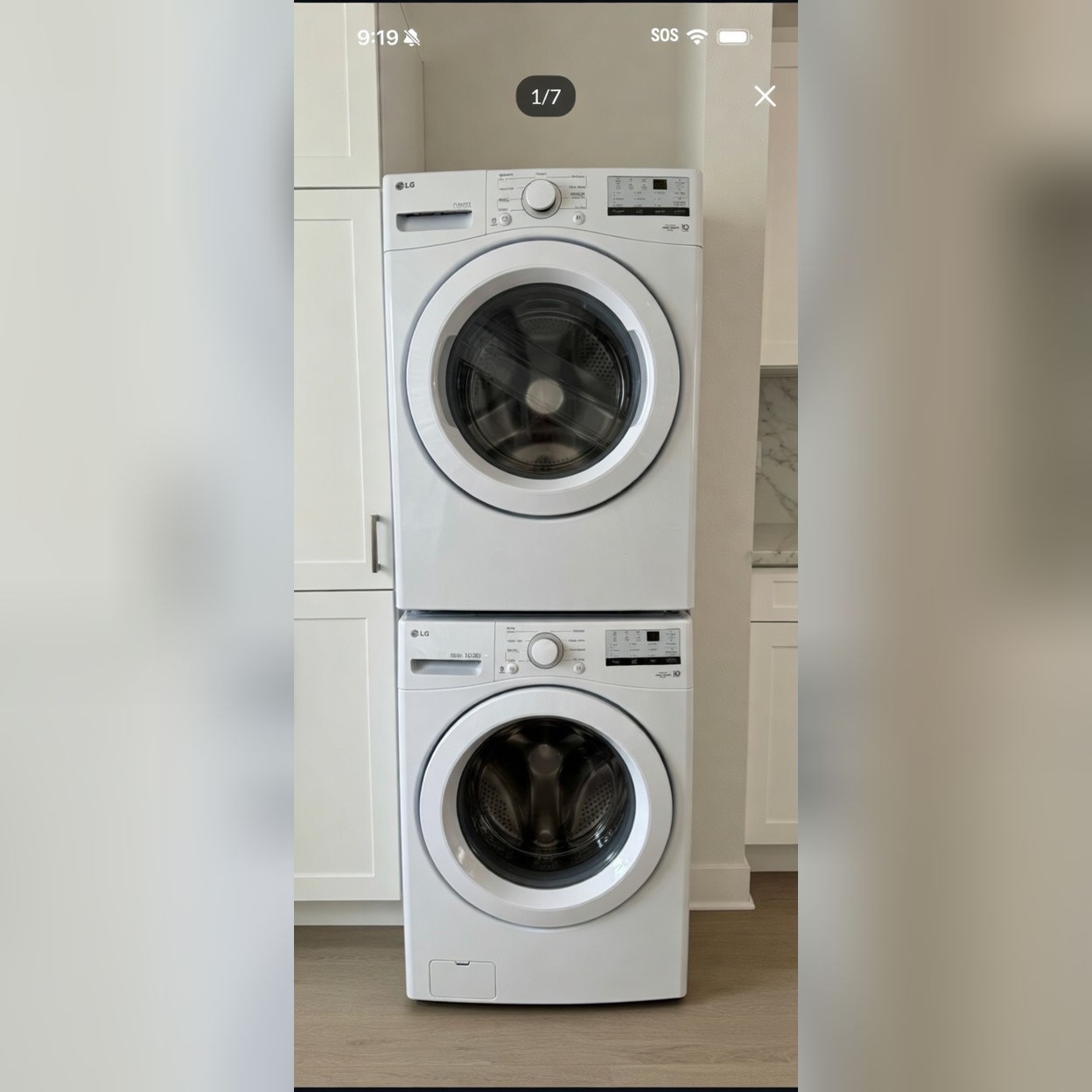 LG WM3400CW Washer Dryer Set, Stacked Front Load - Like New - 2024 – Chino, CA