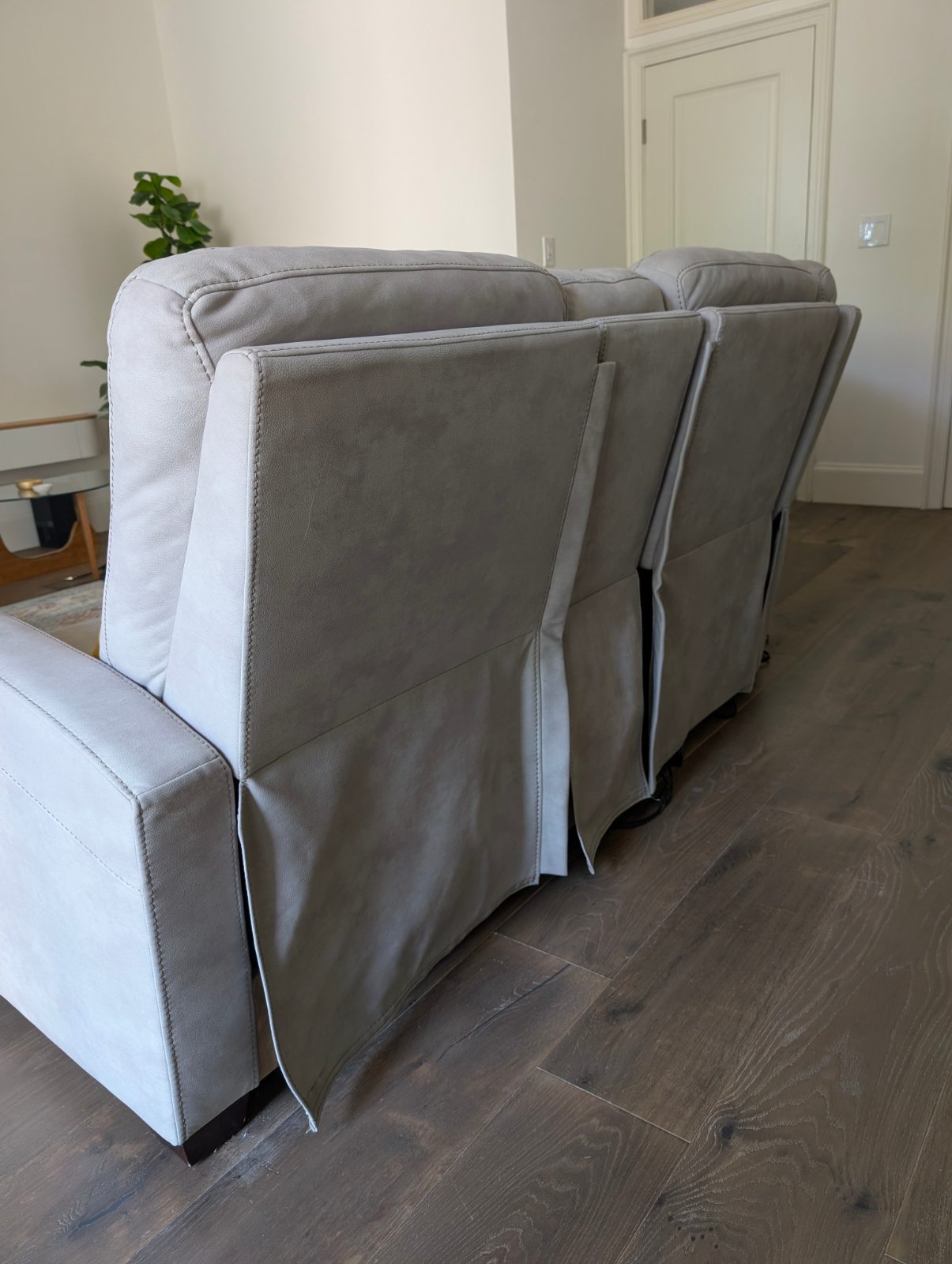 Living Spaces Sectional Recliner - Like New - Newark, CA, photo 3 of 4