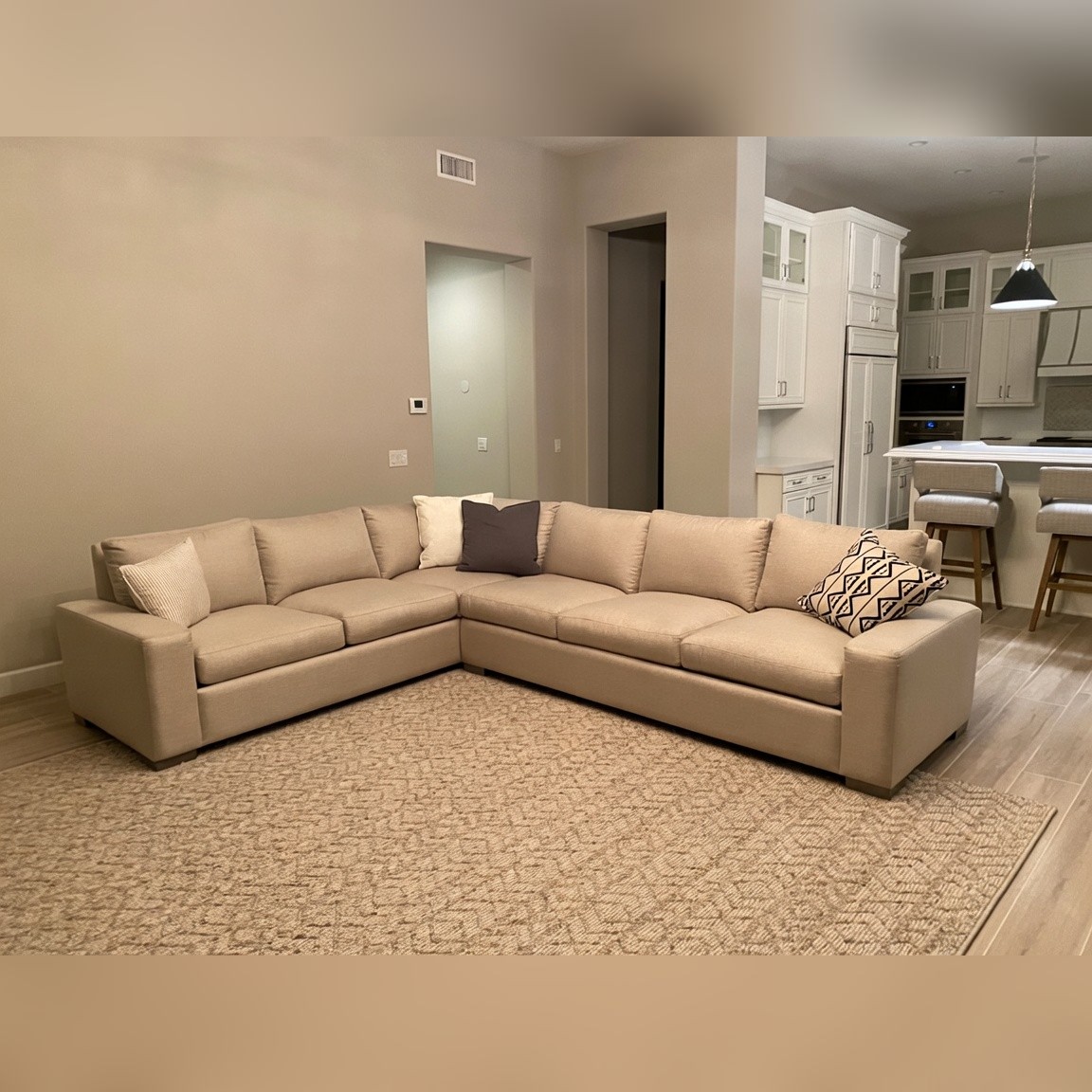 Custom L Shaped Sectional Sofa - Like New - Gilbert, AZ