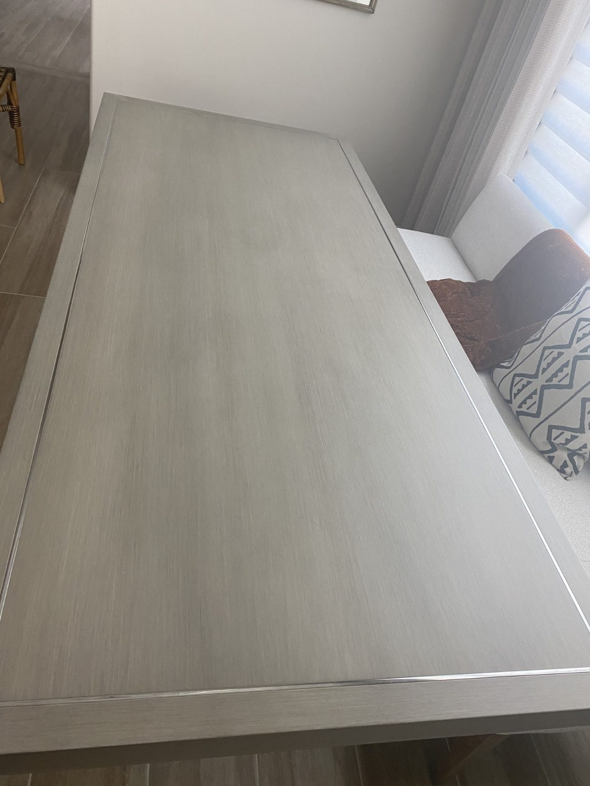 Custom Made Dining Table with Chairs and Bench - Like New - Gilbert, AZ, photo 3 of 4