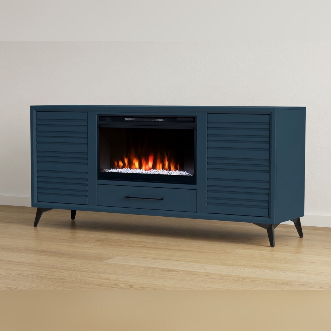 Realcozy Malibu 64” Fireplace TV Stand - New - Aloma, FL