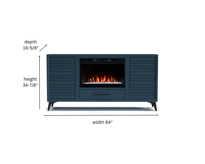 Realcozy Malibu 64” Fireplace TV Stand - New - Aloma, FL, photo 2 of 6