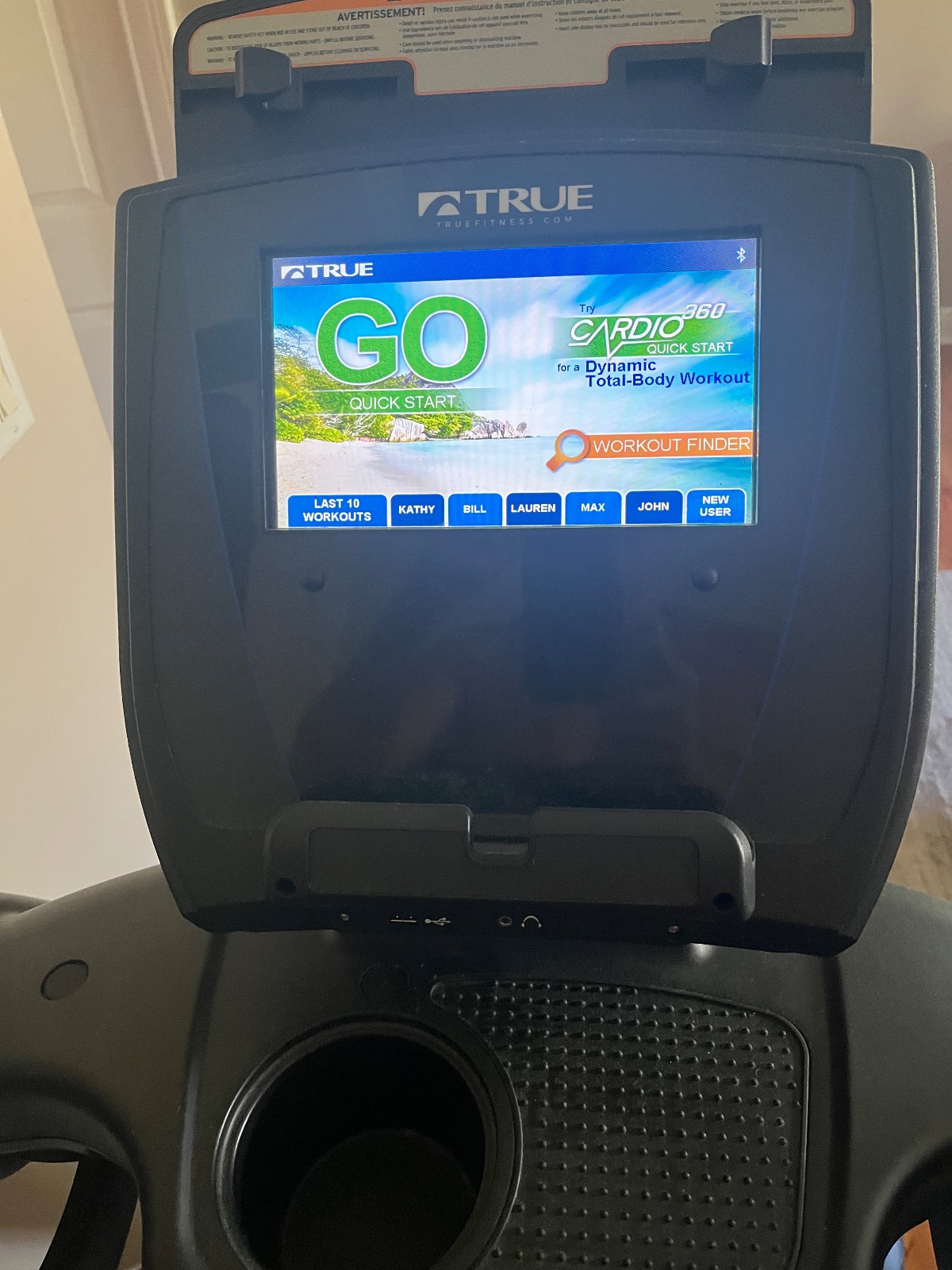 True ES700 Elliptical, 200 Hours - Like New - 2017 – Destin, FL, photo 2 of 2