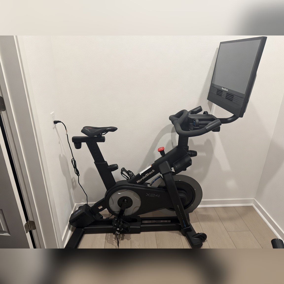 NordicTrack X24 Spin Bike, 24 Inch HD Touchscreen - Like New