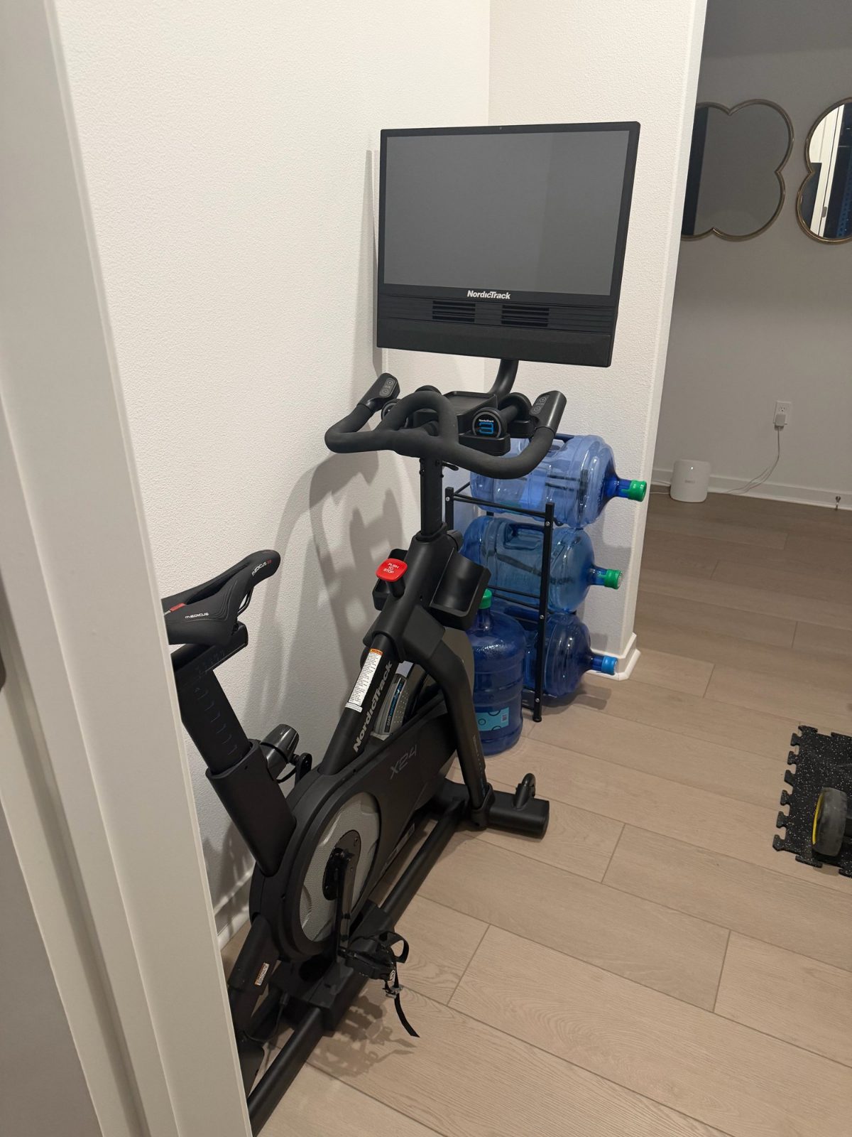 NordicTrack X24 Spin Bike, 24 Inch HD Touchscreen - Like New, photo 2 of 7