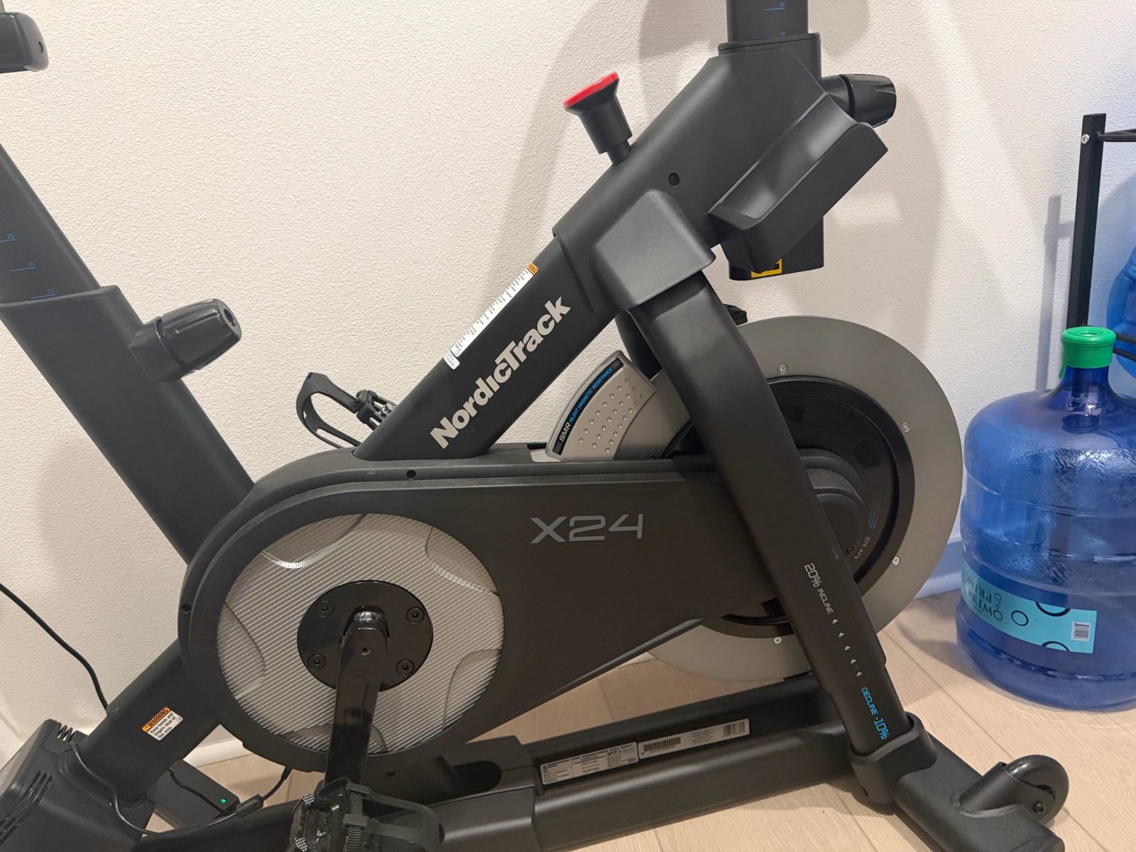 NordicTrack X24 Spin Bike, 24 Inch HD Touchscreen - Like New, photo 5 of 7