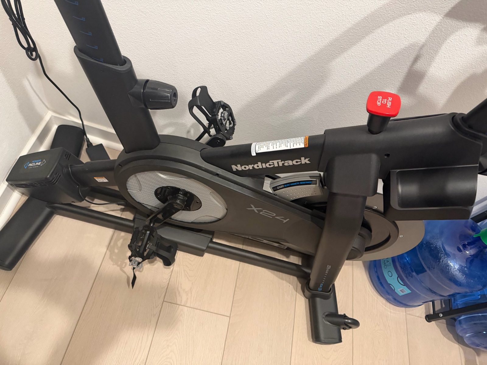 NordicTrack X24 Spin Bike, 24 Inch HD Touchscreen - Like New, photo 6 of 7
