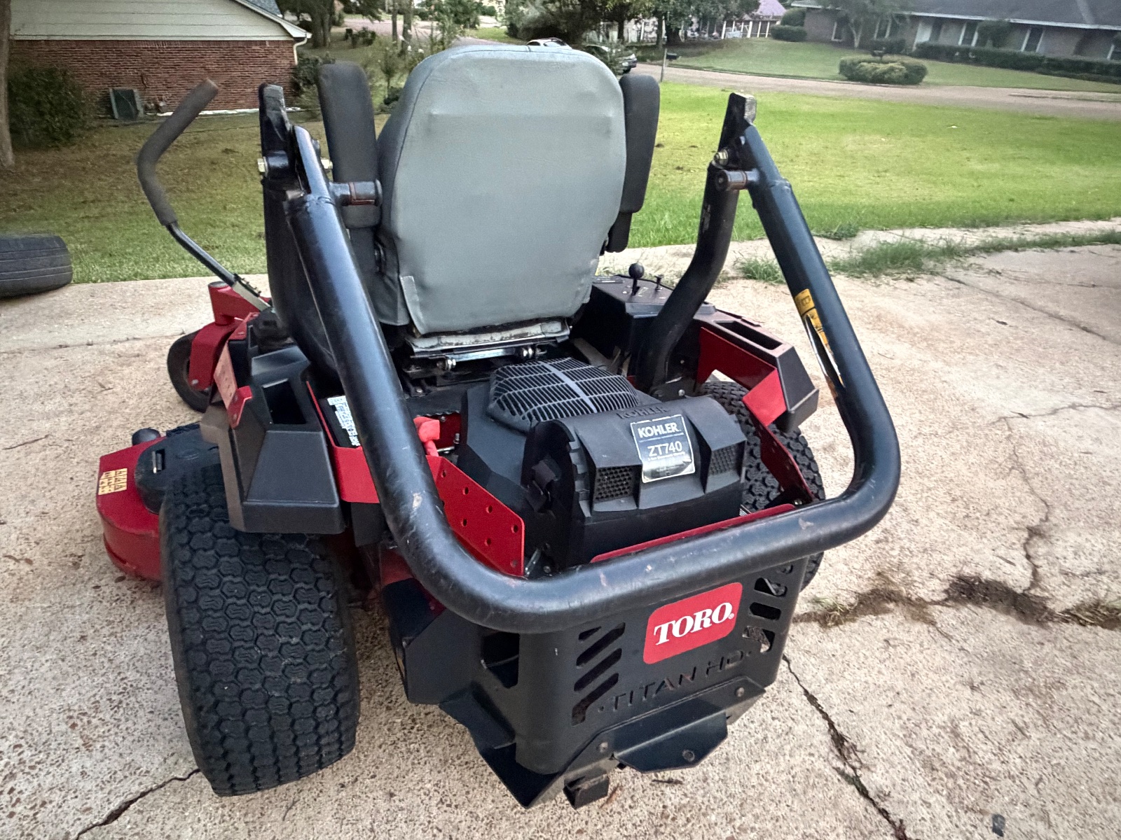 Toro Titan HD Series 60” Commercial Mower - Good - West Point, MS, photo 4 of 8