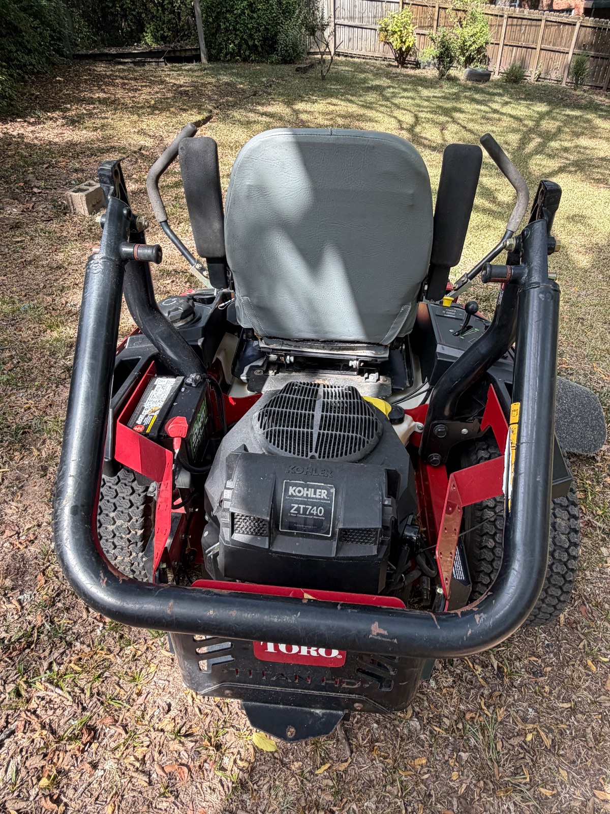 Toro Titan HD Series 60” Commercial Mower - Good - West Point, MS, photo 6 of 8