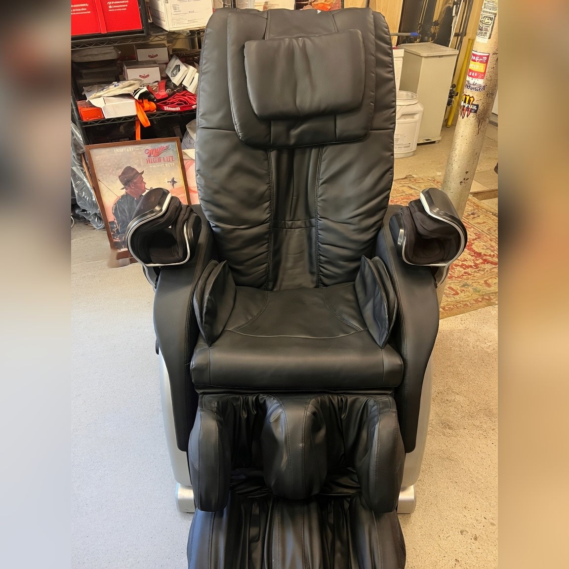 Titan Massage Chair, Black Leather - Like New - 2021 – Kings Park, NY