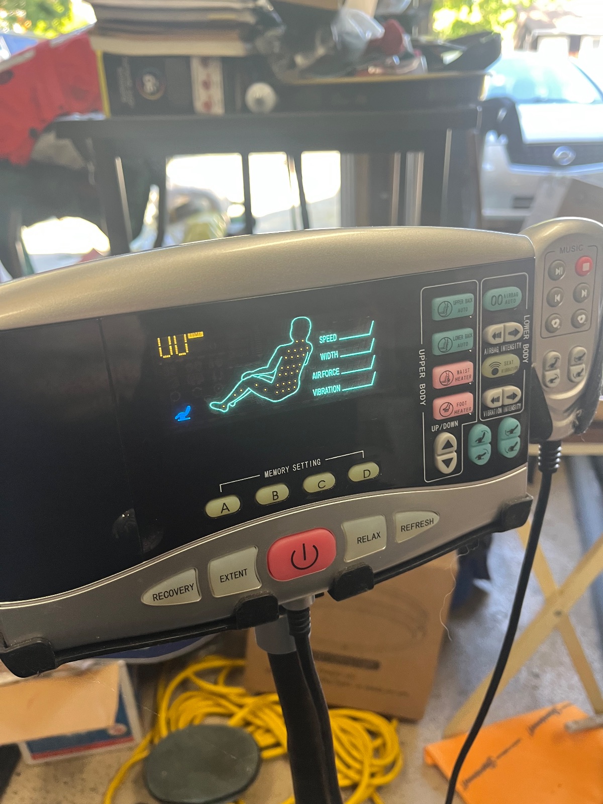 Titan Massage Chair, Black Leather - Like New - 2021 – Kings Park, NY, photo 4 of 4