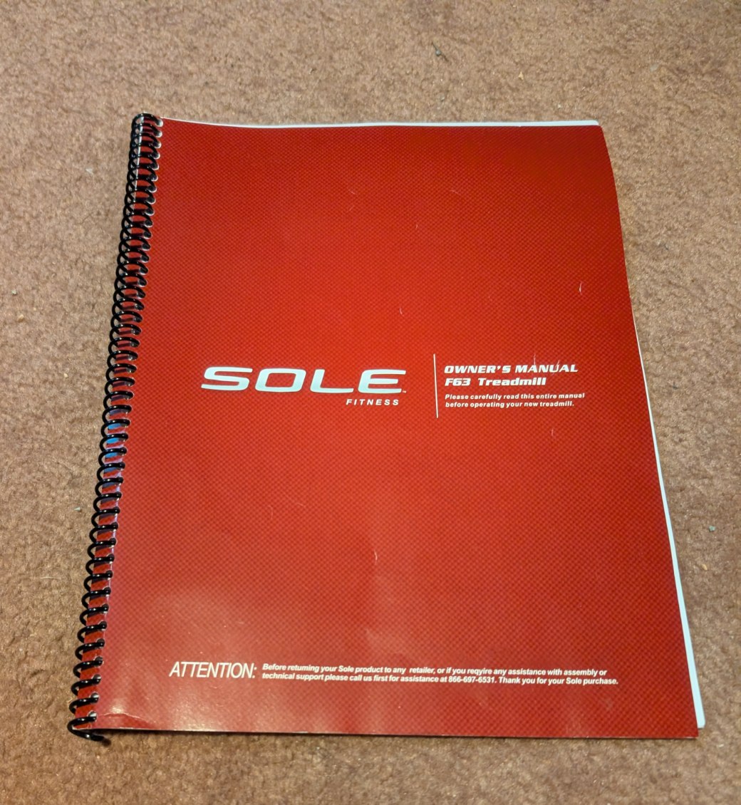 Sole F63 Treadmill - Very Good - Seattle, WA, photo 2 of 3