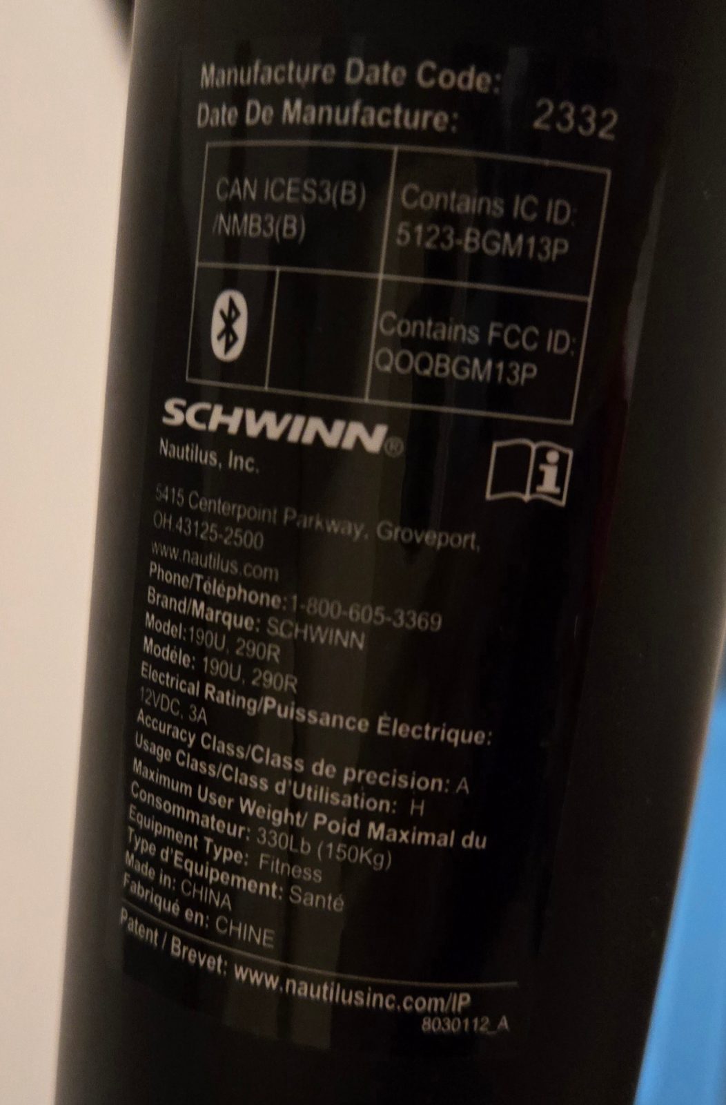 Schwinn Recumbent Exercise Bike 290 - Like New - North Las Vegas, NV, photo 7 of 7