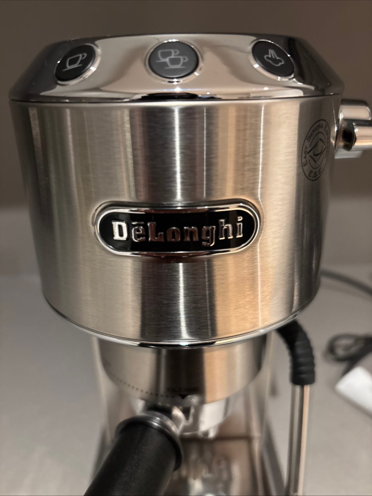 De'Longhi Dedica Arte EC885M Silver Espresso Machine - Like New - New York, NY, photo 7 of 12