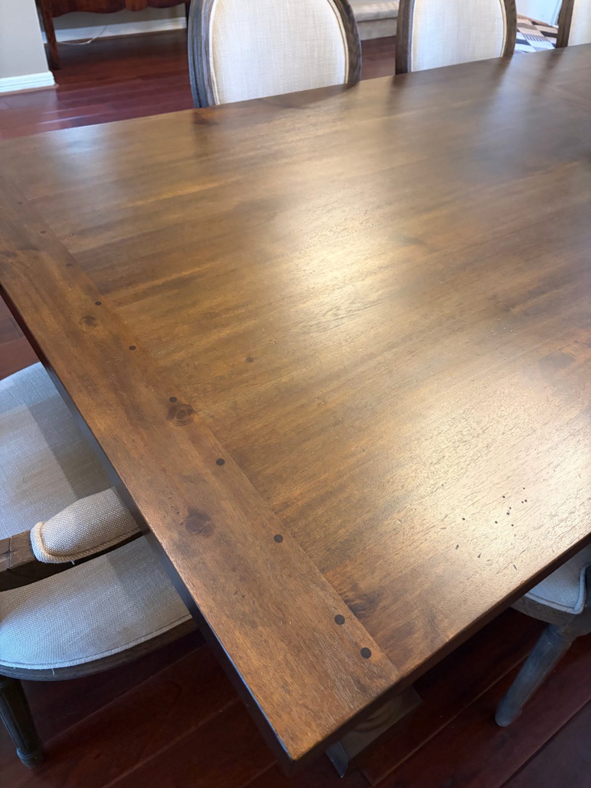 Restoration Hardware Dining Table and Chairs Seats 8 - Like New - Klein, TX, photo 3 of 10