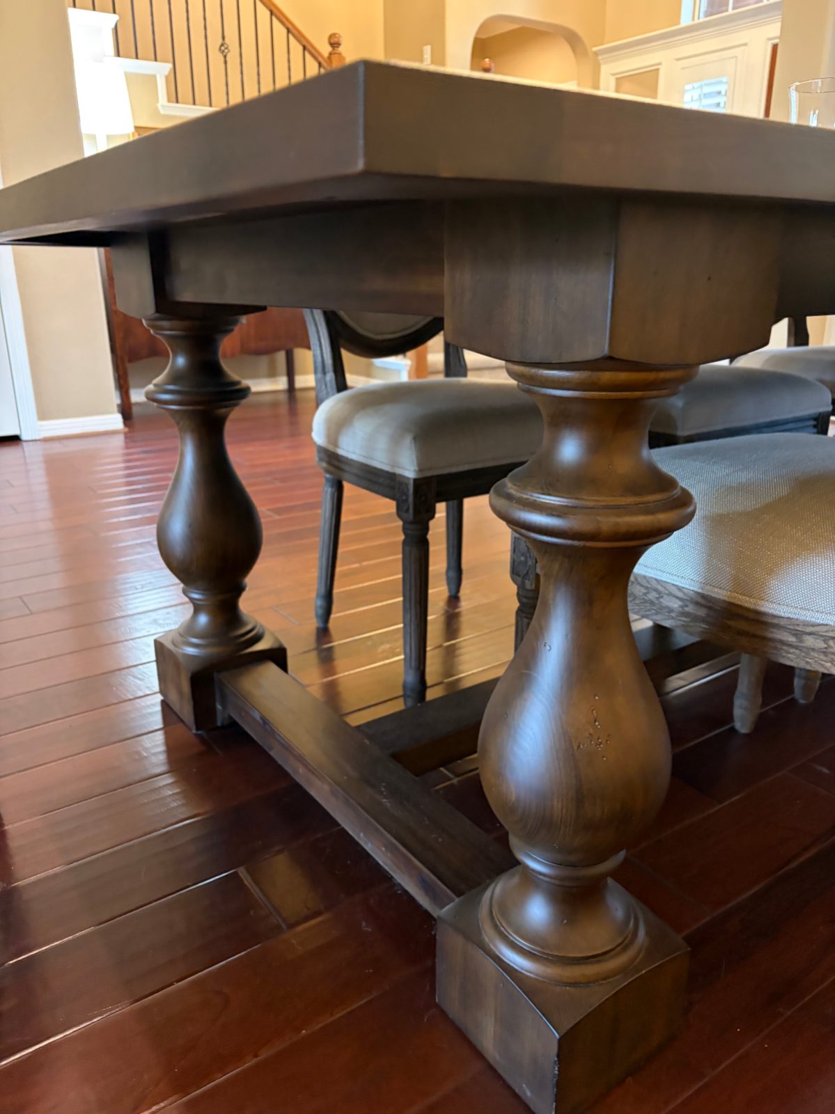 Restoration Hardware Dining Table and Chairs Seats 8 - Like New - Klein, TX, photo 4 of 10