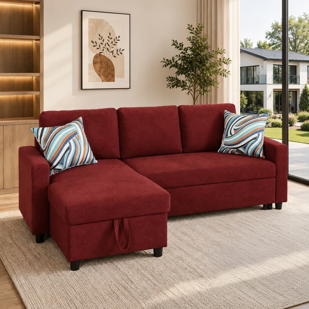 Sleeper L-Shaped Sofa - Like New - New York, NY