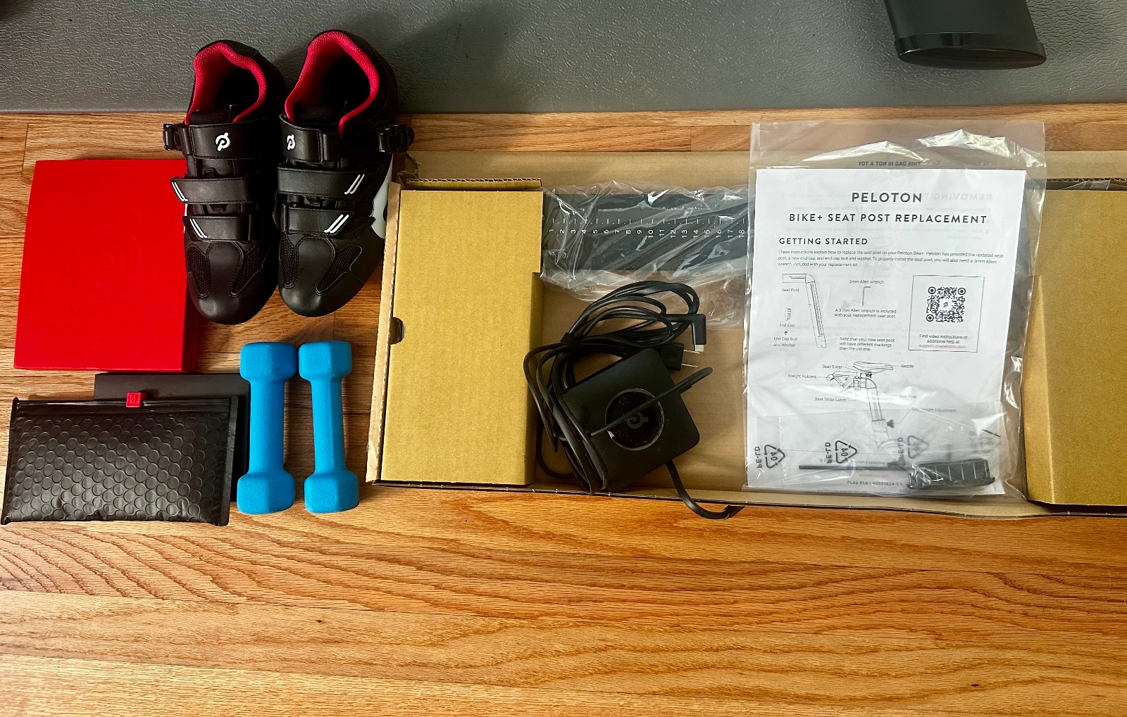 Peloton Bike+ Includes Shoes Mat Weights - Excellent - 2021 - Lake Oswego, OR, photo 3 of 3