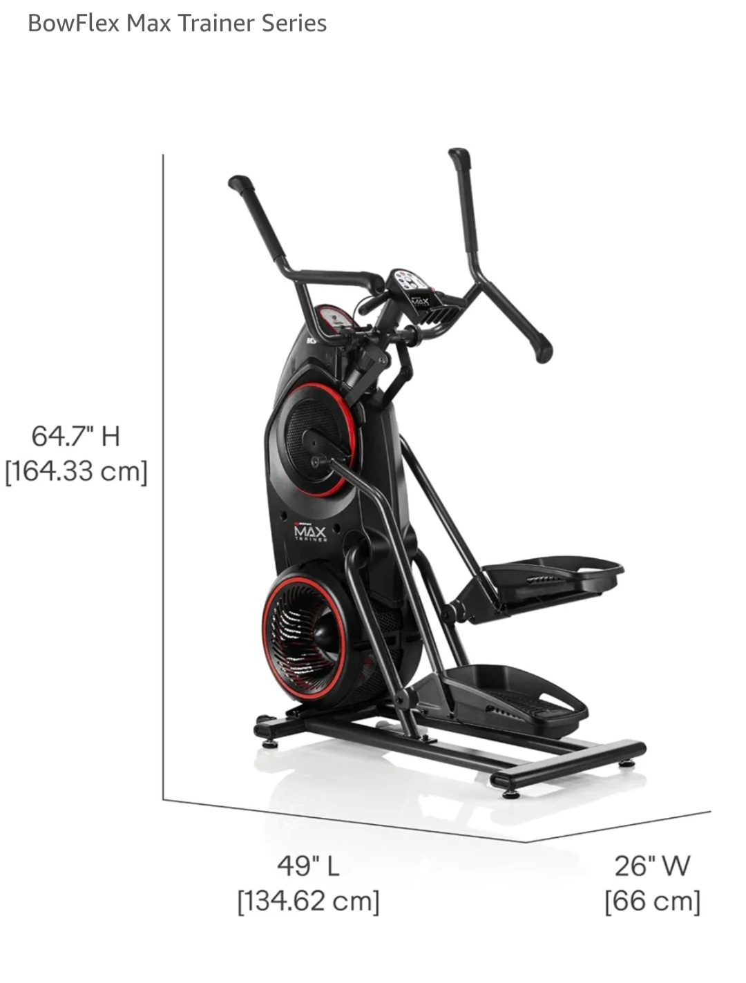 BowFlex Max Total Elliptical, HD Touchscreen - Like New - 2024 - Aspen Hill, MD