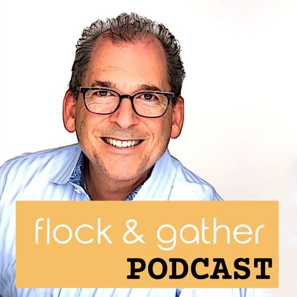 Flock and Gather podcast logo