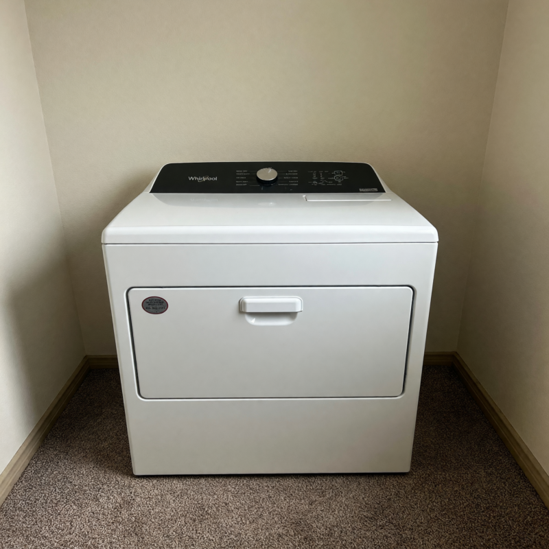 2023 Whirlpool Washer Dryer Set WED5010LW – Good Condition, Top Load - Odenton, MD